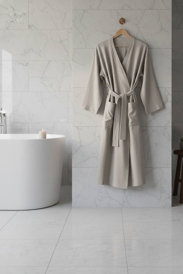 Pebble Grey Linen Cocoon