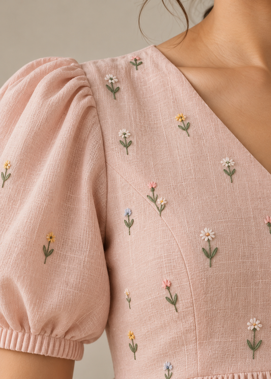 Wildflower Linen Dress