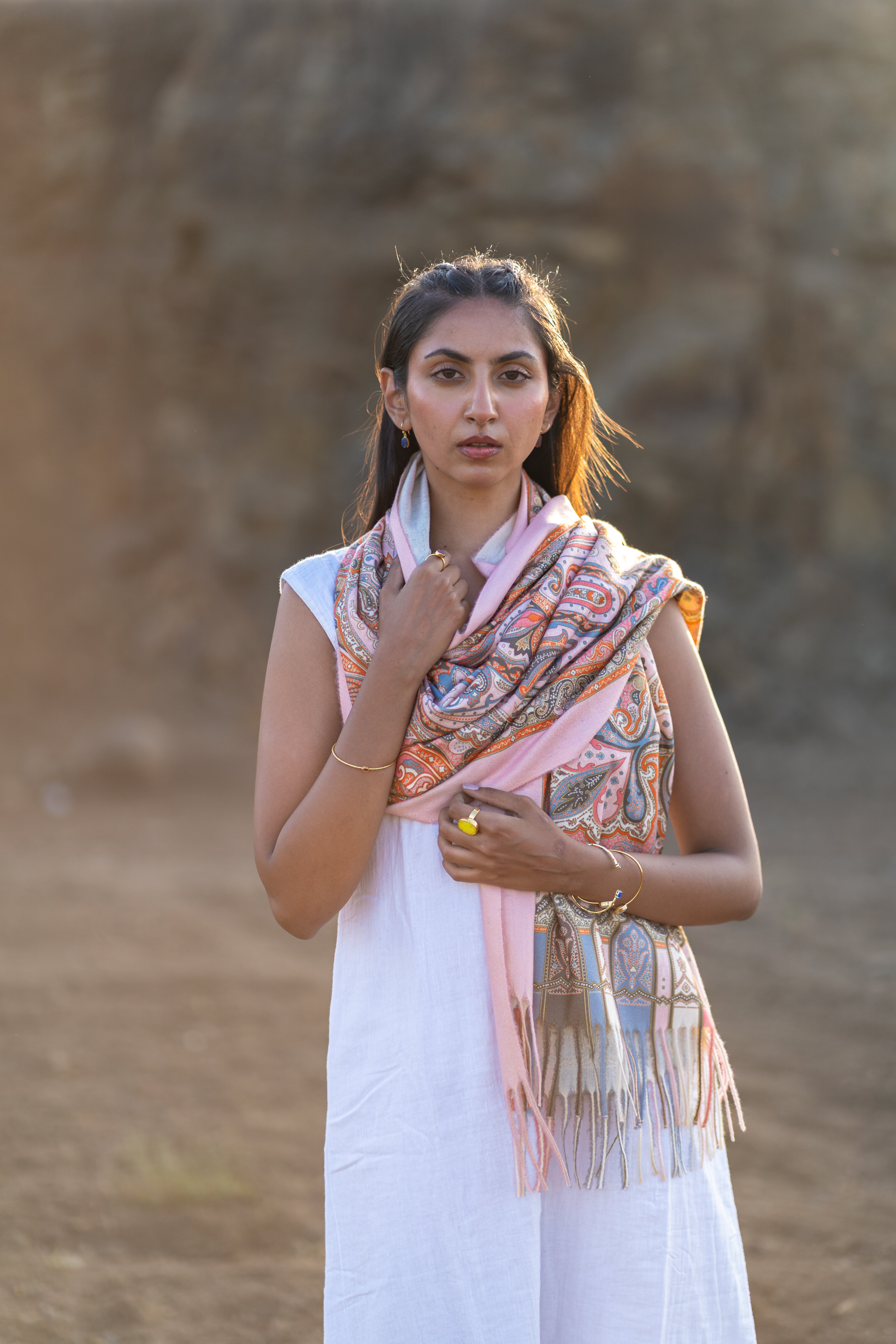 Timeless Paisley Stole