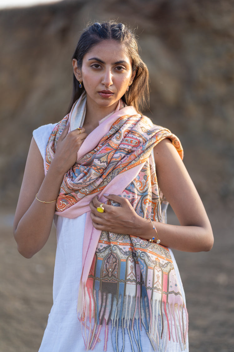 Timeless Paisley Stole