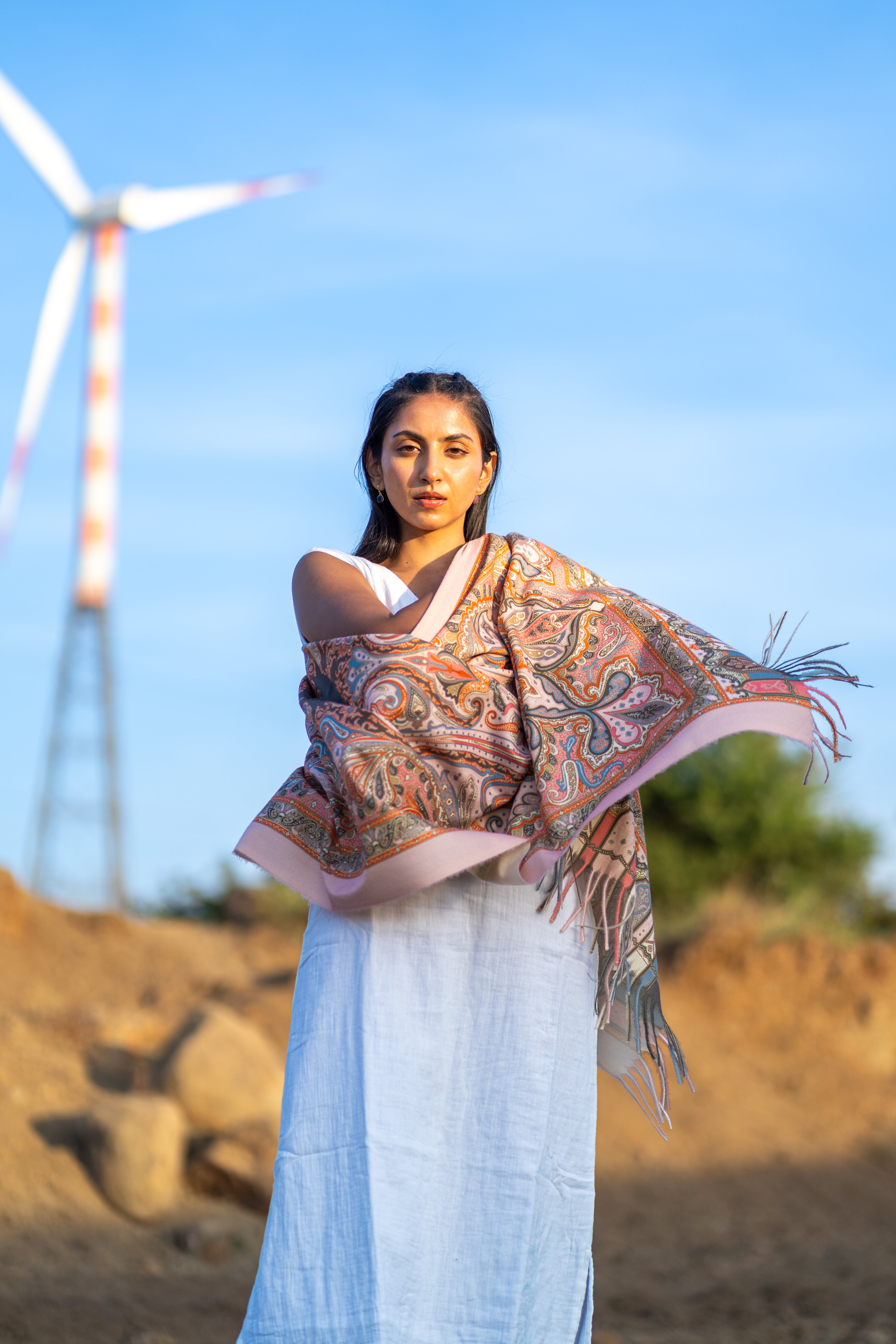 Timeless Paisley Stole