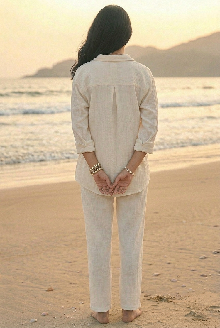 The Vyoma Crepe Shirt