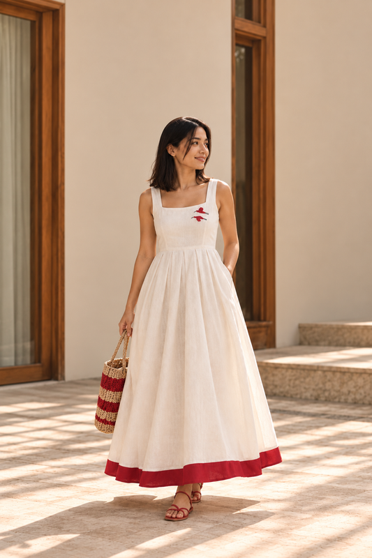 Serenade Crane Dress